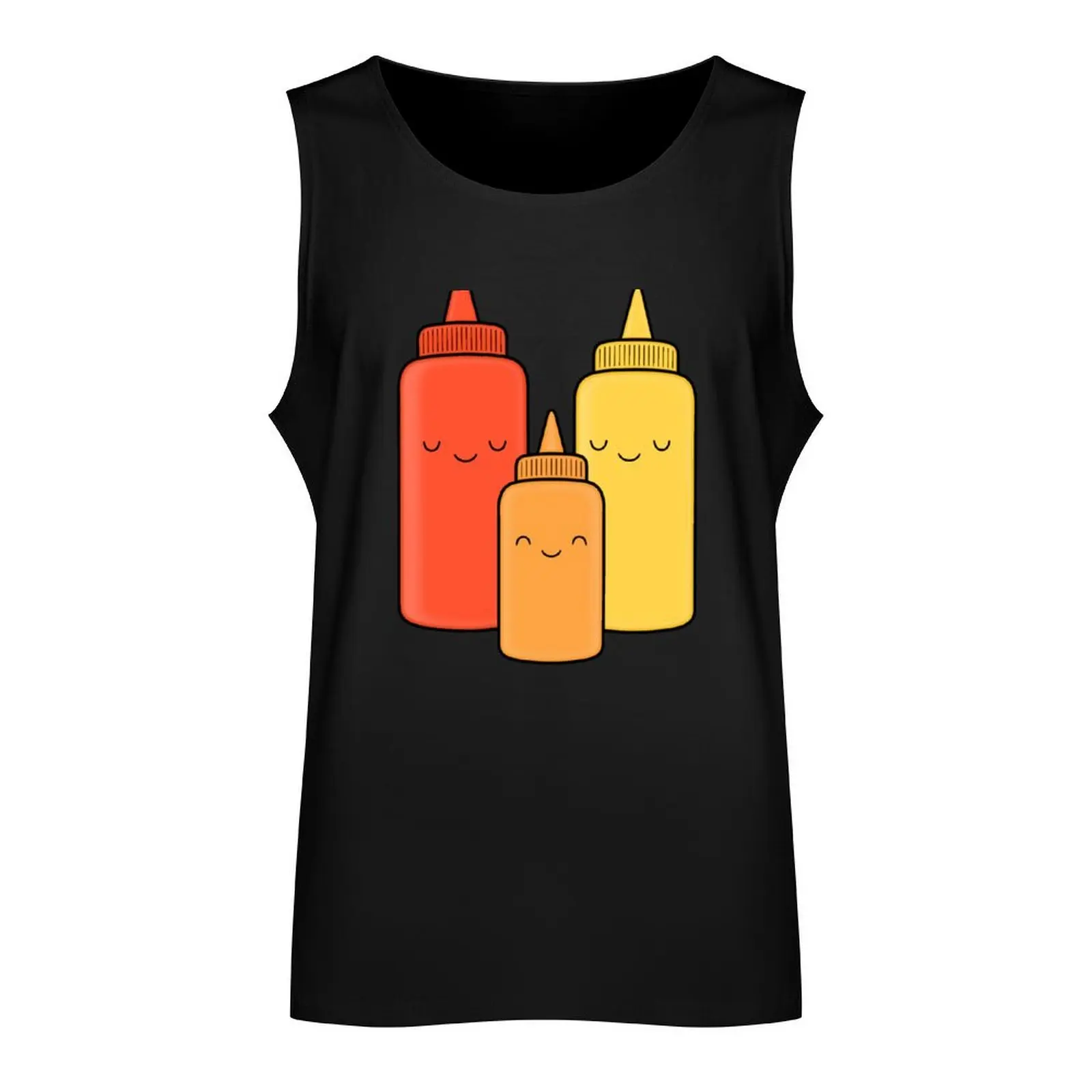 Ketchup & Mustard Baby Tank Top men clothing men clothes gym for men clothes for summer