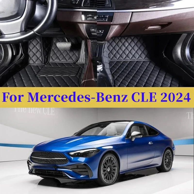 

Под заказ для Mercedes-Benz CLE 2024, автомобильные накладки для ног, защитный коврик, автомобильные напольные коврики, чехол для автомобиля, аксессуары для интерьера