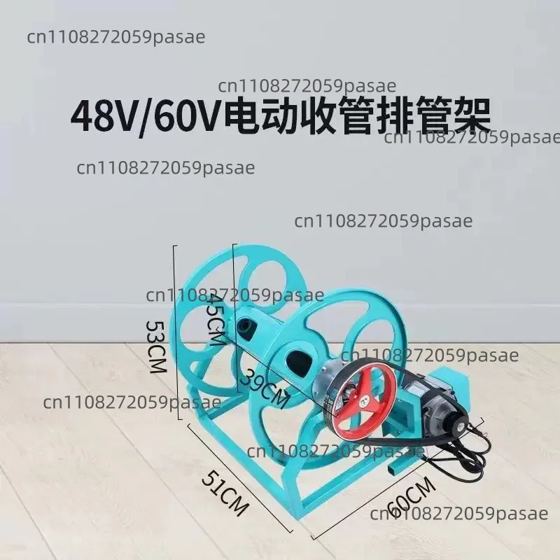 Automatic Hose Reel Winder, Labor-Saving Coiling Machine for Farm Irrigation & Water Spraying