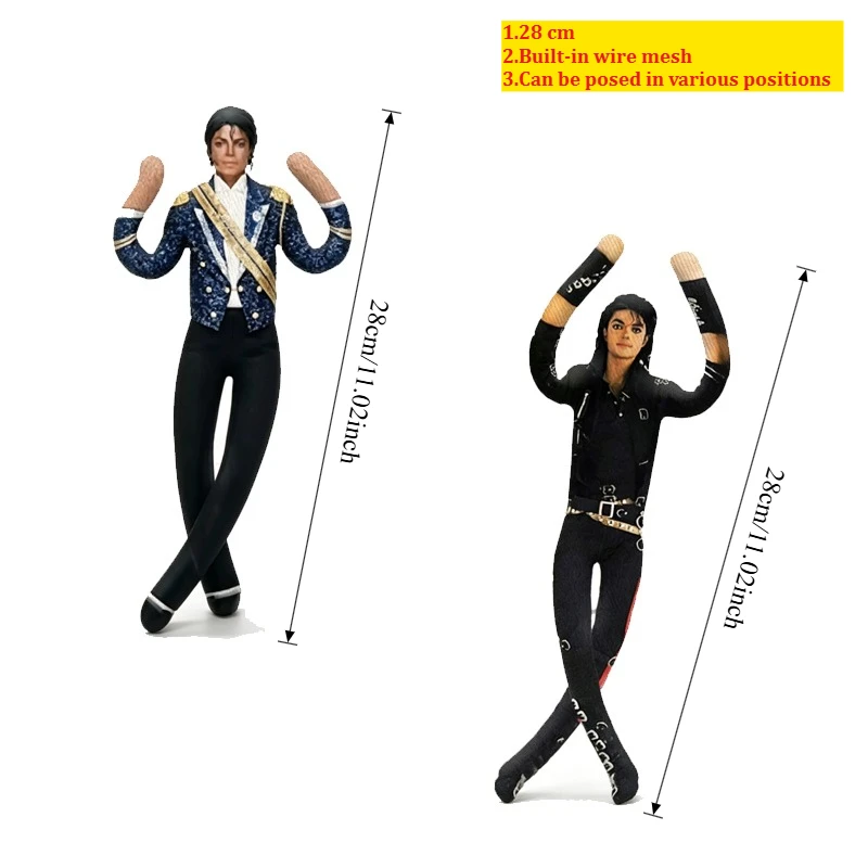 # Heißer Meme-Film Michael Jackson Cosplay Requisiten-Puppe Plüsch-Stofffigur Raumdekoration Abstrakte Gelenkbewegliche Requisiten Geschenk