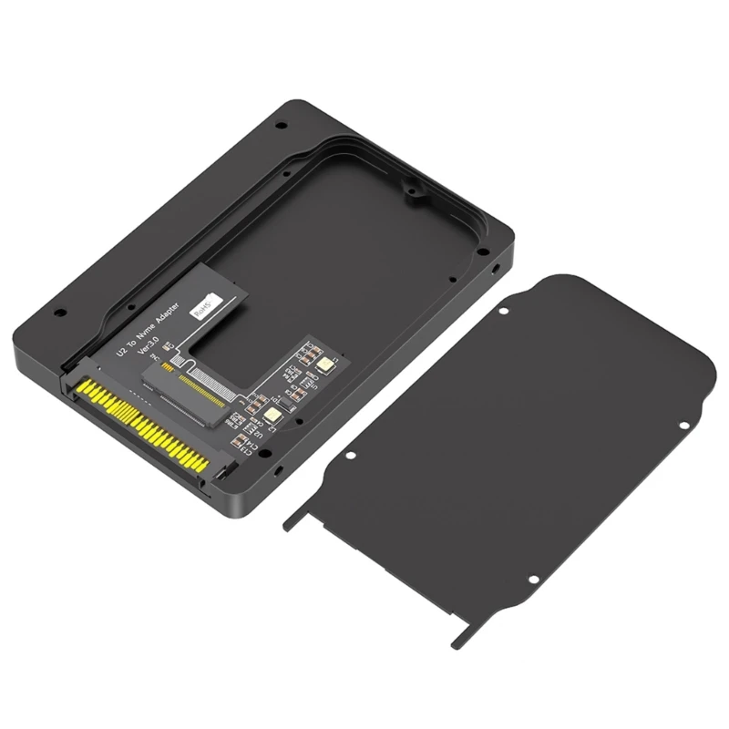 

N2UB U.2 SFF 8639 to NVMe Adapter Enclosure Case Easy Installation for Computer Adapter Board Easy Access and Cooling Box