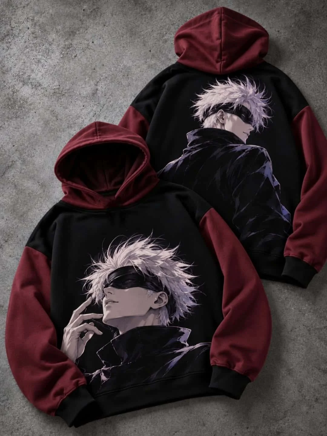 Anime Collection Digital Printed Hoodie Men's and Women's Street Trendy Cartoon Loose Casual Sports Hoodie