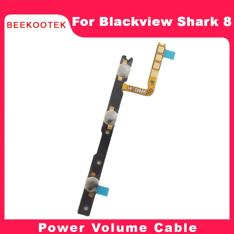 New Original Blackview Shark 8 Power Volume Button Key Side Cable flex FPC Accessories For Blackview Shark 8 Smart Phone