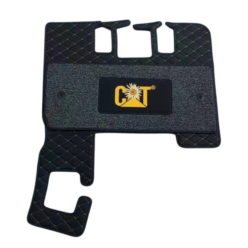 For CATERPILLAR CAT E320D/D2 E330D E336D Special Floor Rubber Anti-skid Excavator Cab Floor Mat Carpet Protect Clean Decorations