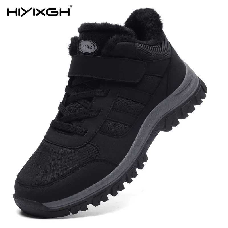 

Женские зимние ботинки, теплые зимние новые плюшевые повседневные нескользящие удобные амортизирующие унисекс уличные прогулочные туфли на плоской подошве