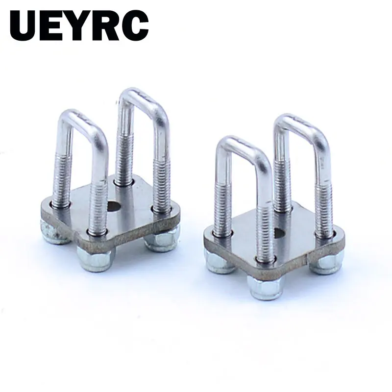 2pcs Front Suspension U-shaped Screw Silk Seat Fixed for 1/14 Tamiya RC Truck SCANIA 770S VOLVO BENZ MAN TGX Car Accessories