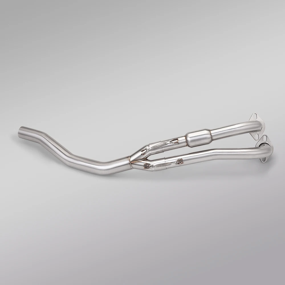 FOR KYMCO AK550 exhaust system (2017-2021) Motorcycle front section Slip on original hole position