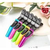 5Pcs Professional Fashion 6Pcs/Set Hairstyling Clipper Tool Alligator Hair Clip Hairdressing Hairpin Ladies Plastic Hair Clips