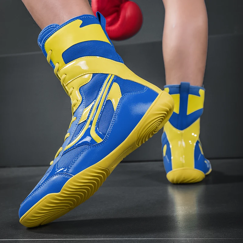 Hot Selling Wrestling Boots Wrestling Boxing Shoes Unisex Wearable Fighting Shoes Sneakers are very good.