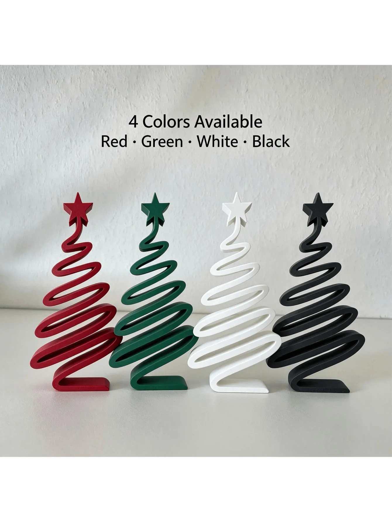 Minimalistische Weihnachtsbaum-Tischdekoration, kleine Weihnachtsbaum-Dekoration, Wohnzimmer-Esstisch, Feiertags-Heimdekoration