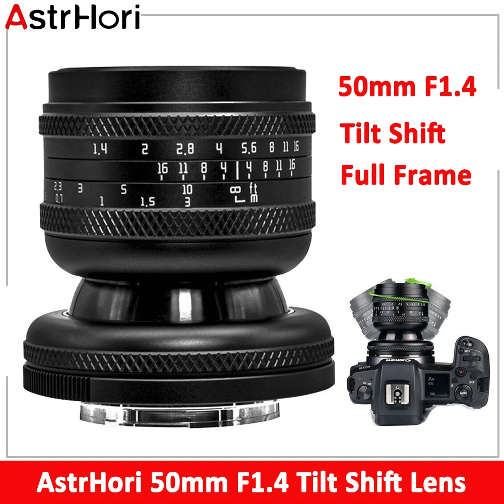 

AstrHori 50mm F1.4 Tilt Lens Full Frame Manual Large Aperture 2 in 1 Lens for Sony/Nikon/Canon/Olympus M4/3/Panasonic Leica L