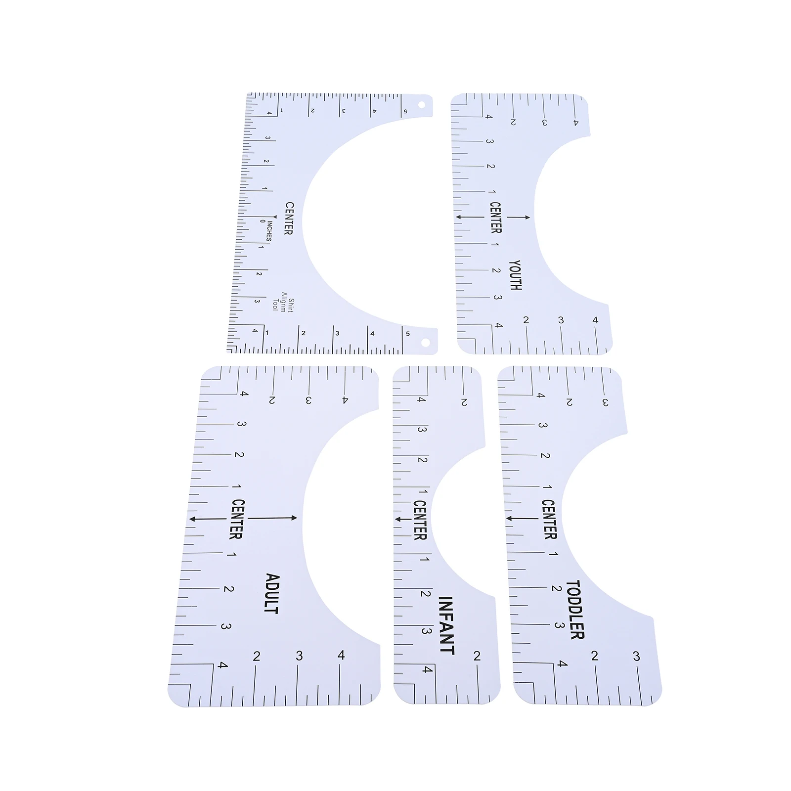 5 шт./компл. линейки для выравнивания футболок, измерительные аксессуары, инструменты для Cricut, термопресс, швейные принадлежности и аксессуары для рукоделия