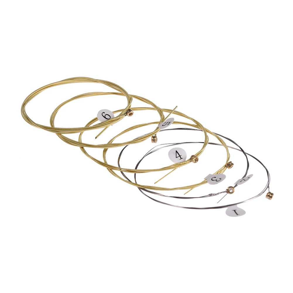 Universal Acoustic Guitar Strings – Brass Hex-Core Set (6 pc) product image