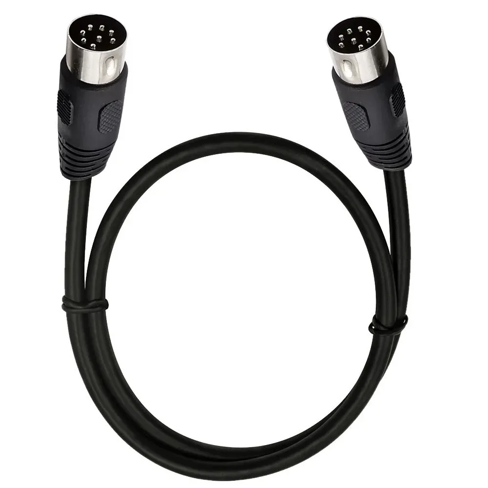Double Elbow 8 Pin Din Male To Male Female Speaker Audio Cable Cord 3m for Surveillance Automotive Computer Television Precision image 2