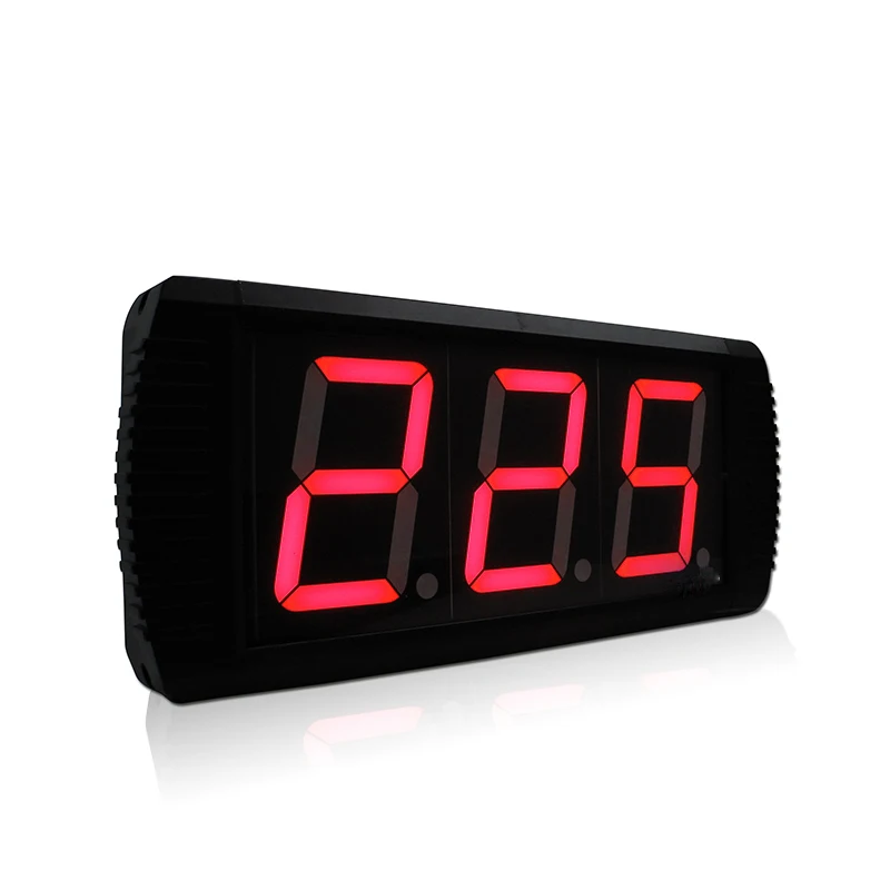 Wall Mounted Digital Countdown Timer, 999 Days Clock, LCD Event, 3 Digit Red Color, 2022