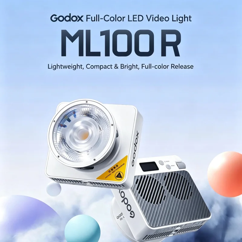 

Полноцветный светодиодный видеосвет Godox ML100/ML100R 1800K-10000K, портативный RGB-осветитель для камеры, для уличной съемки и прямых трансляций