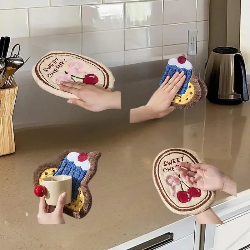 المطبخ منشفة اليد الحمام ماصة منشفة اليد الجدار شنقا القماش سميكة منديل للمطبخ منشفة اليد تنظيف الملابس
