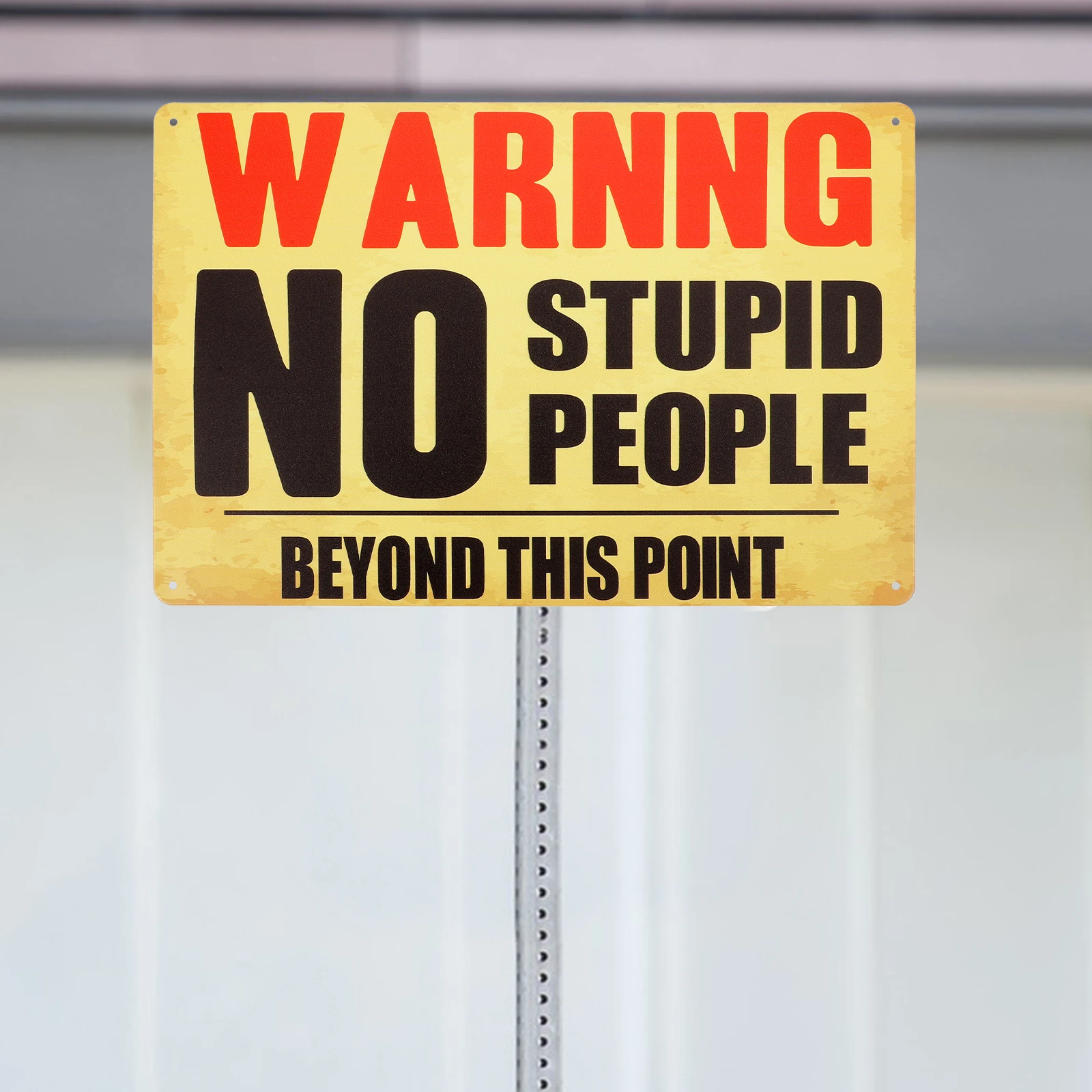 

Vintage Tin Painting Garden Signs Decorative Outdoor Warning Metal Retro No Trespassing Private Property Notice Caution Public