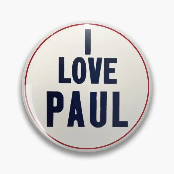 Ich liebe Paul Soft Button Pin Schmuck Geschenk Frauen Mode Abzeichen niedlichen Kragen Cartoon Hut Revers Pin Kleidung Dekor kreative lustige