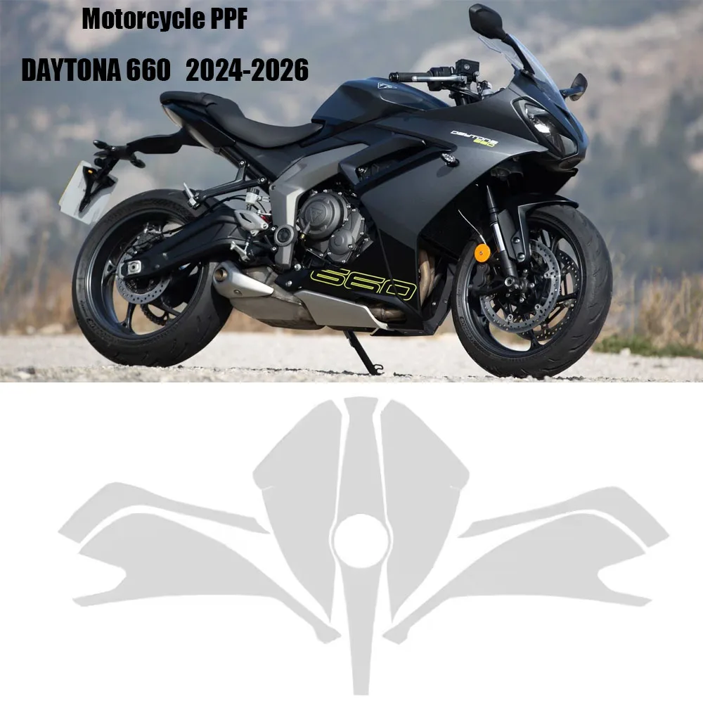 

DAYTONA660 DAYTONA 660 Accessories Paint Invisible Fairing Protection DAYTONA 660 2024-2026 Motorcycle PPF TPU Protective Film