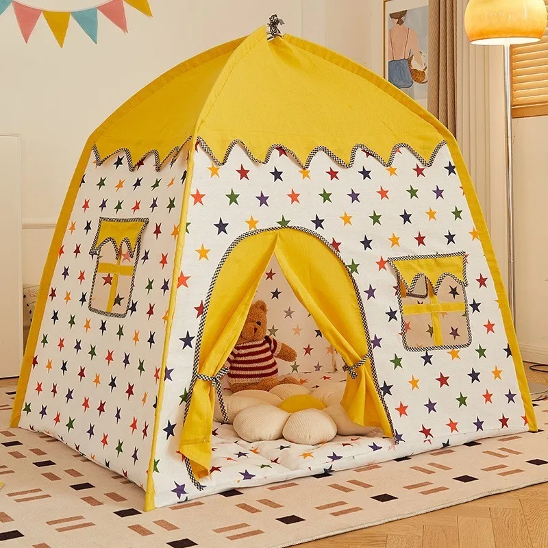 Lazychild Indoor Tents Children Boys Girls Toys Yurts Small Houses Home Use Baby Games Princess Houses Bring A Gift Garden Kids