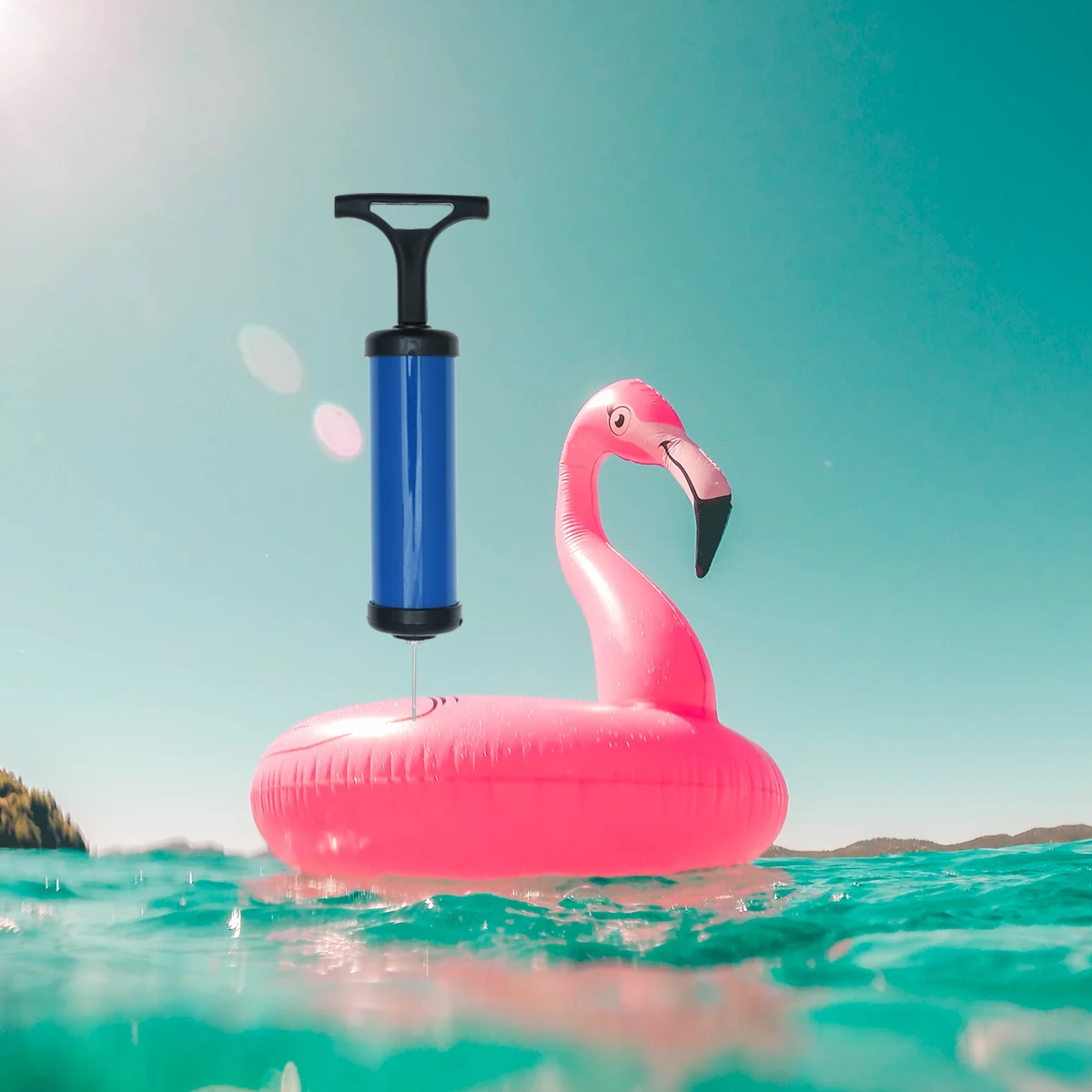 

2Pcs Ball Pump Inflator Lightweight for Soccer Football Basketball Volleyball 18x6x6cm Plastic Training Equipment Bike