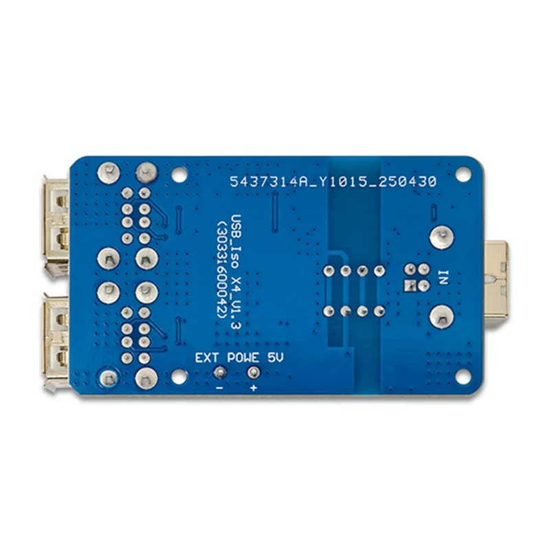 

C9-USB 2.0 Compatible 4-Way USB Isolator 1500V ADUM3160 Module Coupling Protection Board USB To USB Isolation