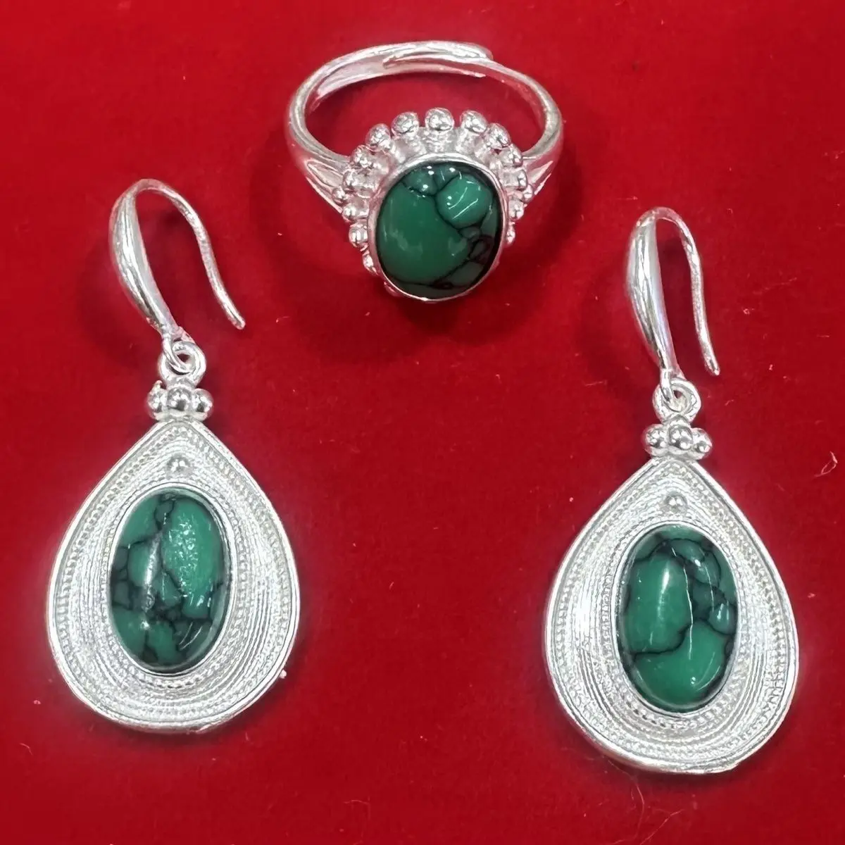 

Fashion ethnic dance clothing versatile Tibetan accessories set simple atmosphere