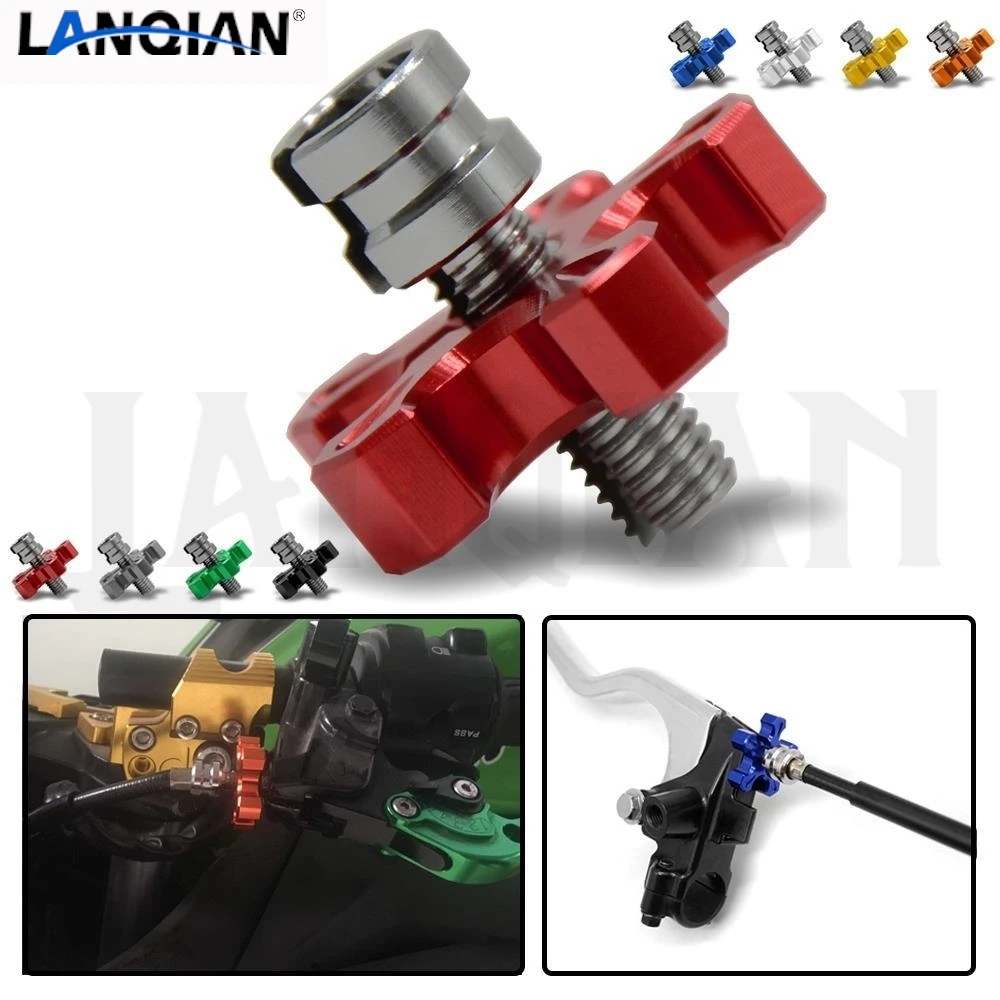 

Motorcycles Accessories For KAWASAKI NINJA 250/300R Z250/Z300/VERSYS 300X 300 M10 M8 * 1.25 CNC Clutch Wire Adjustment Cable