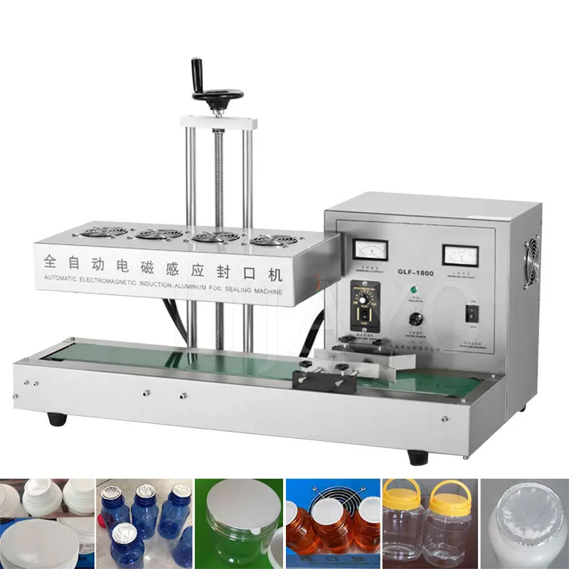 Electromagnetic Induction Aluminum Foil Sealing Machine For Glass Bottle Aluminum Foil Gasket Sealer