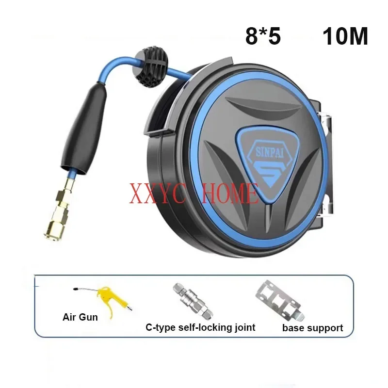 Air Drum Automatic Retracting Tube Device Water Drum Electric Drum Air Pipe Retraction Device Auto Repair Car Washer Hose Reel