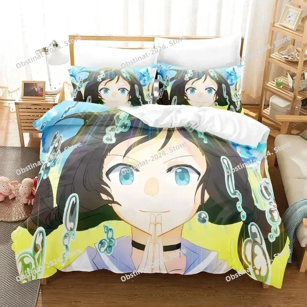 

3D Anime Weathering with You Bedding Set Printed Bed Set Duvet Cover Sheet Pillowcase Bed Soft Quilt Cover Full Queen King Size