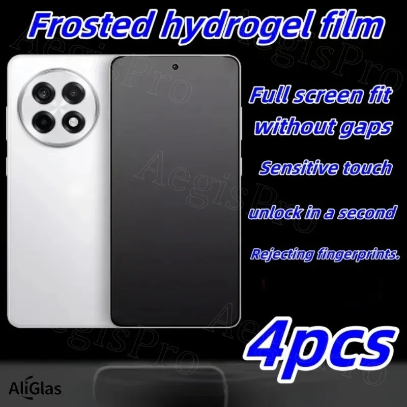

4pcs Matte Hydrogel Film for Oneplus 13 7 7T 8 8T 9 11 Pro Screen Protector for Oneplus Ace6 Ace5 Nord CE4 Soft Film Not Glass