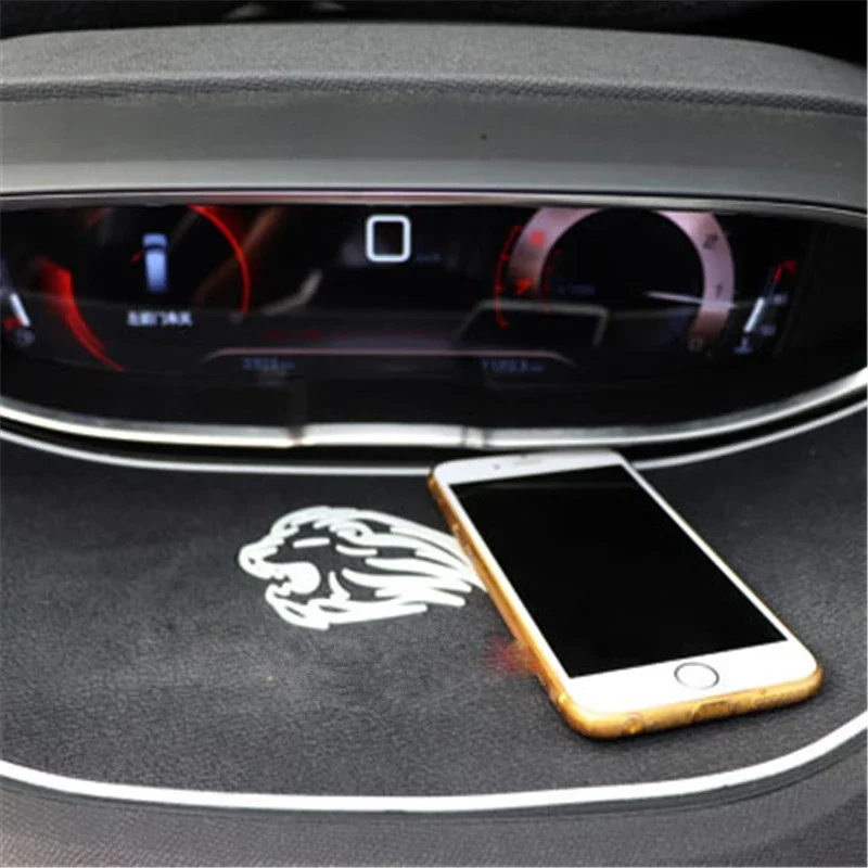 For Peugeot 3008 5008 2017-2021 2022 Car Dashboard Meter Anti-dirty pad Non-slip Mat Storage Pad Decoration Internal Accessories