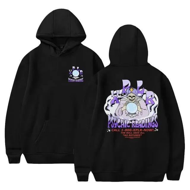 2024 XPLR Psychic Reading Hoodie Sam and Colby Merch Fashion   Women Men Pullover Cotton Warm Sweatshirt Hip Hop Oversized Tops