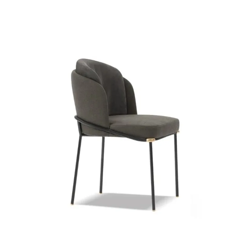 Italian light luxury high-end dining chair simple home backrest hotel restaurant designer sales department negotiation