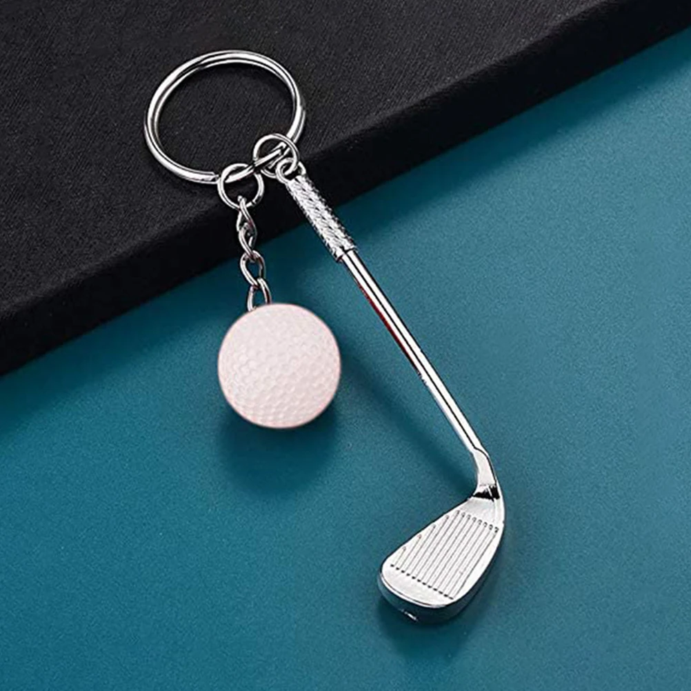 

3 шт. брелок для гольфа, подарок, креативный брелок, декоративный спортивный тематический кулон, забавные аксессуары, металлическая мода