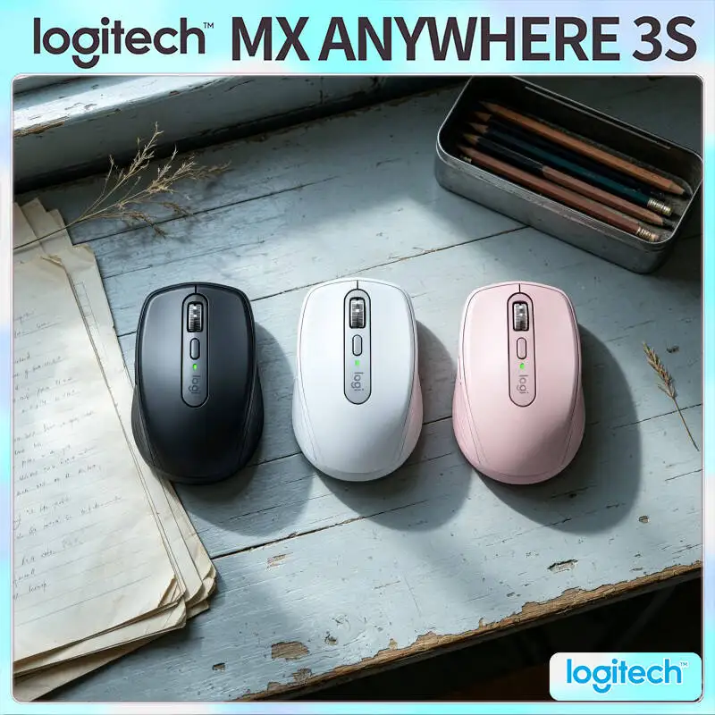 Wireless MX Anywhere 3S - 8K DPI, Hyper-Scroll Wheel, Anti-Slip Grip, Great for Toy Store Daily Opening Task Schedule