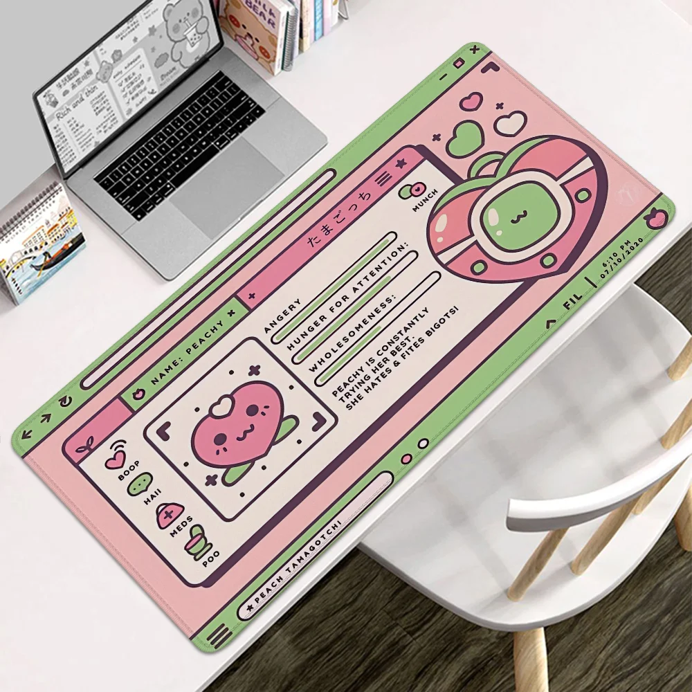Kawaii Xxl Mouse Pad Gamer Over Edge อุปกรณ์เสริมเดสก์ท็อปยางลื่น Gaming โต๊ะ Mousepad สํานักงานพรมน่ารัก Mousepads