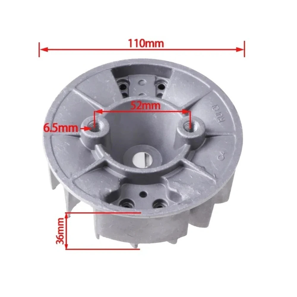 Brush Cutter Lawn Mower Magnetic Flywheel 40-5 430 Modified Suitable for CG430 43A BG430 430 TL43 TL52 Lawn Mower Trimmer Parts