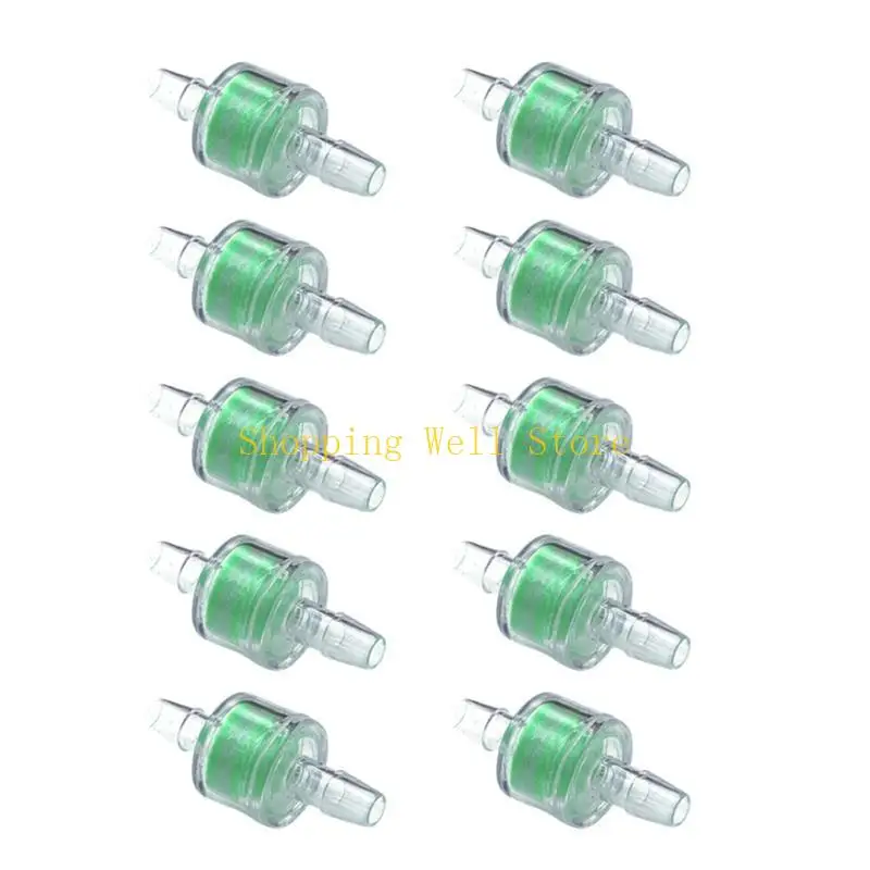 KX4B 10PCS Aquarium Check Valves Water Check Valves Fishtank Accessories