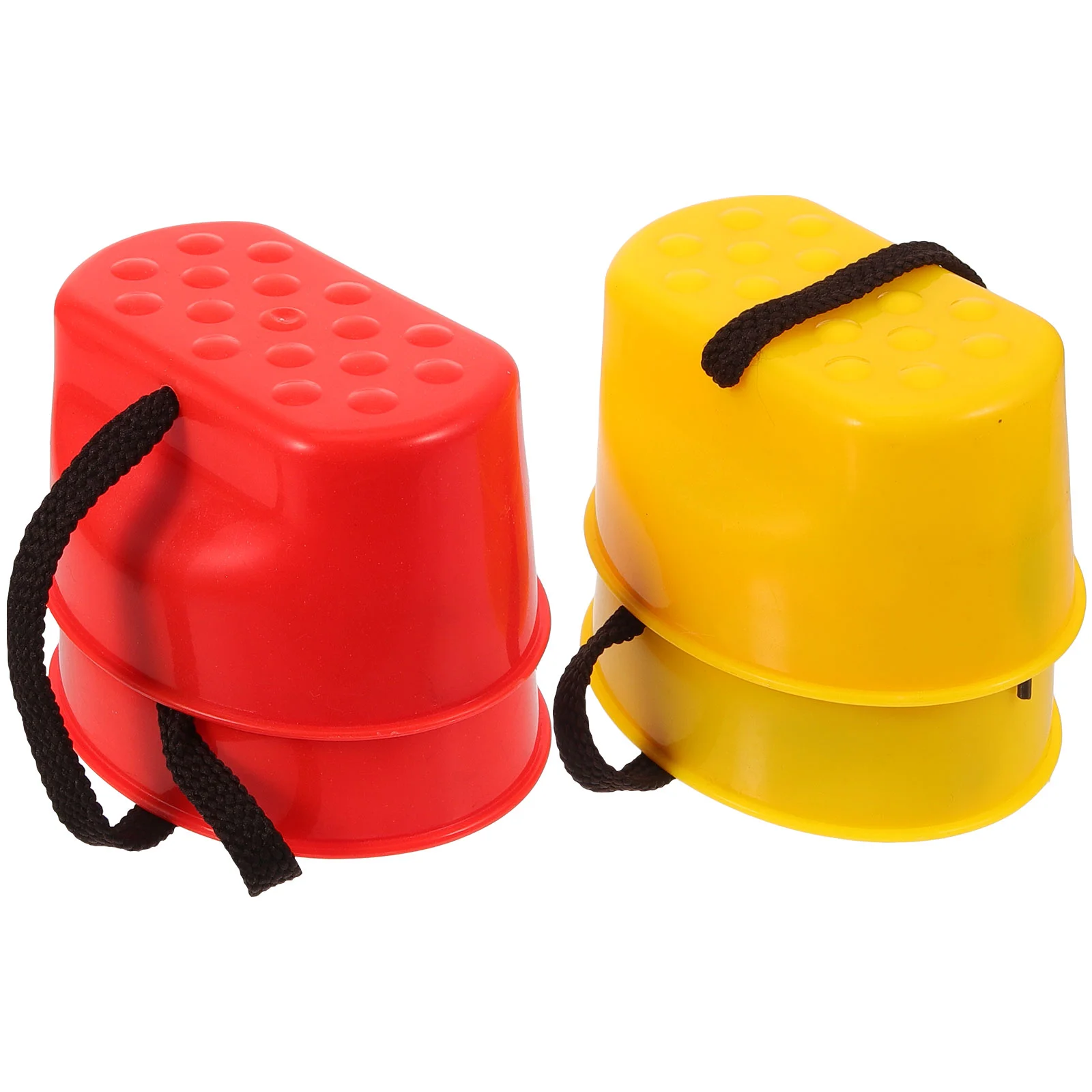 2 Pairs Balance Stilts Kids Toys Stepper for Training Children Walking Cups Outdoor Playset Interactive Toddler Simple