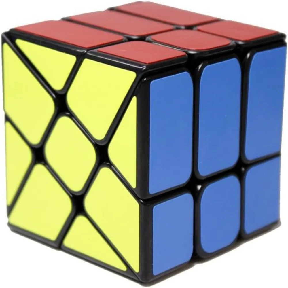 YongJun YJ Windmill V2 3x3 Cube YJ Wheel Fenghuolun 3x3x3 Twisty Puzzle Smooth Cube Brain Teaser Puzzle Toys