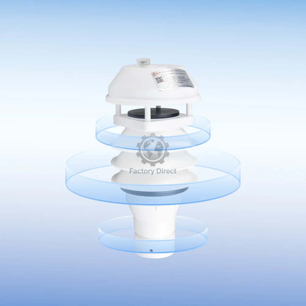 Rika RK900-12 12 in 1 High Performance Mini 5 7 9 All in One Ultrasonic Wind Speed and Direction Sesnor Compact Weather Station