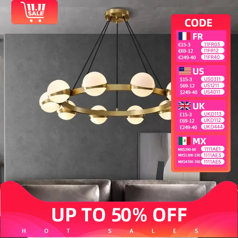 

Modern Glass LED Pendant Lights for Living Dining Room Table Bedroom Home Decor Hanging Chandeliers Lamps Lusters Fixtures