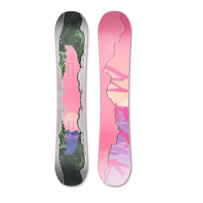 

Board Snowboard Male and Female Beginner Flat Flower Professional Veneer 2023 Winter New Skateboard сноуборд доска