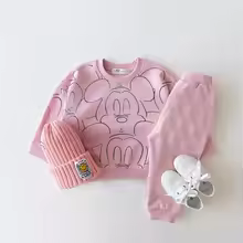 New Designer Cartoon Tracksuit For Baby Boy & Girl - Summer Comfortable Sets