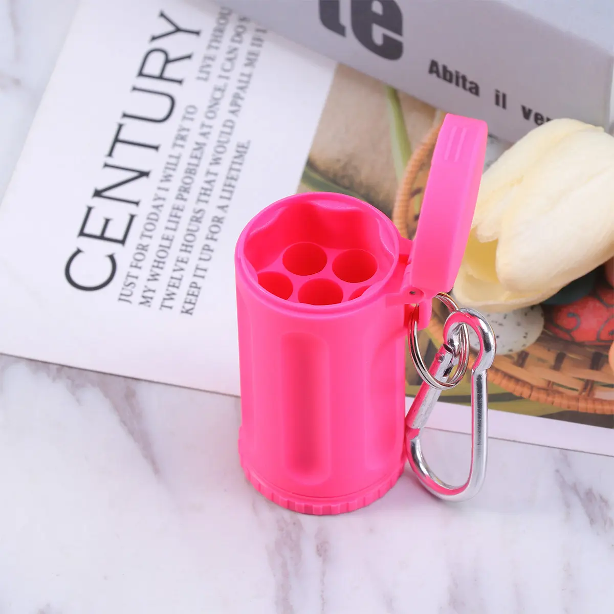 Fashionable Ashtray Pocket Smoking Key Chain Sanitation Mini Holder Premium Material Flame-retardant