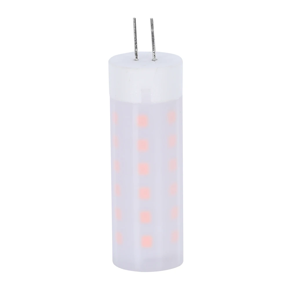 G4 Flickering Flame Fire Effect LED Bulb 360 Degree Beam Angle DC 12V 2W Corn Light Bulb Retro Decoration Lamp