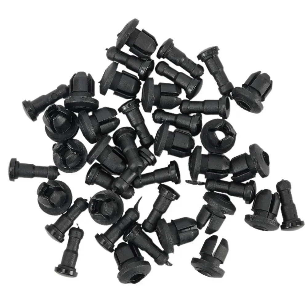 Clips de carenado de herramientas 20 piezas negro para Honda Blackbird CBR1100 para Honda Pan-European ST 1300 Nylon reemplazar duradero nuevo